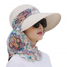 Mujer Fashion Removable Foldable Visor Cap Beach Sun Hat Summer Sun Protection  eb-46159809